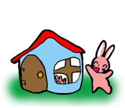Rabbit Rabi-chan sticker #13565329