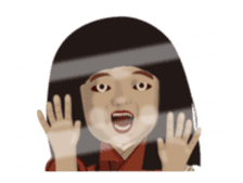 Horror Sticker which works4 sticker #13565365