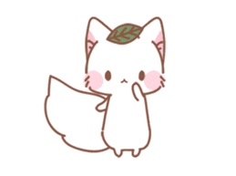 Fox and winter version (New Year) sticker #13566289