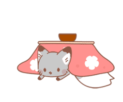 Fox and winter version (New Year) sticker #13566304