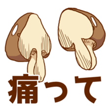 Matsutake and girl 2 sticker #13566600
