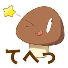 Matsutake and girl 2 sticker #13566611