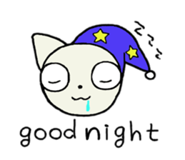 manmaru coco cat 3 (winter) sticker #13566669