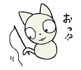 manmaru coco cat 3 (winter) sticker #13566671