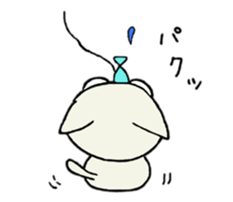 manmaru coco cat 3 (winter) sticker #13566675