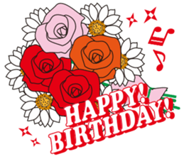 "Happy Bouquet" sticker #13568013