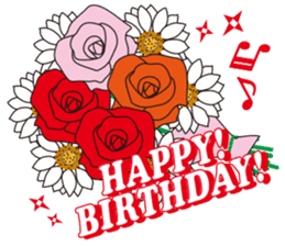 "Happy Bouquet" sticker #13568013