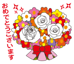 "Happy Bouquet" sticker #13568014