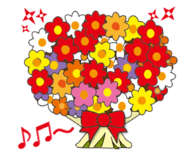 "Happy Bouquet" sticker #13568017