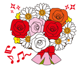 "Happy Bouquet" sticker #13568023