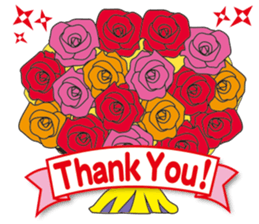 "Happy Bouquet" sticker #13568034