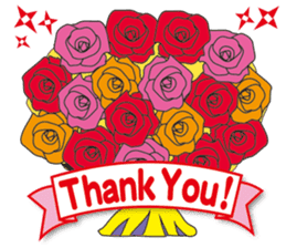 "Happy Bouquet" sticker #13568034