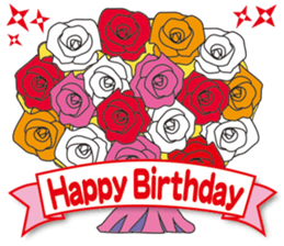 "Happy Bouquet" sticker #13568035