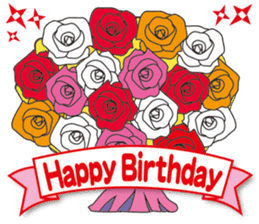 "Happy Bouquet" sticker #13568035