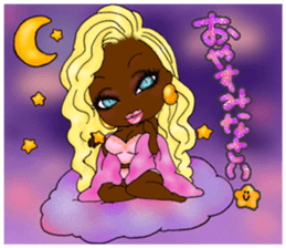 Black girls Home version sticker #13568471