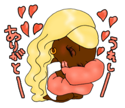 Black girls Home version sticker #13568474