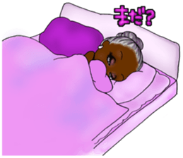 Black girls Home version sticker #13568477