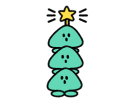 Eccentricities of fir tree sticker #13568669