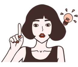 Raffaella retro version. sticker #13568678