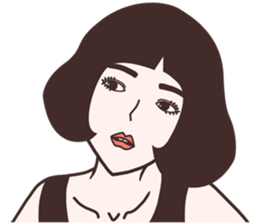 Raffaella retro version. sticker #13568682