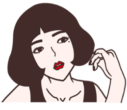 Raffaella retro version. sticker #13568692