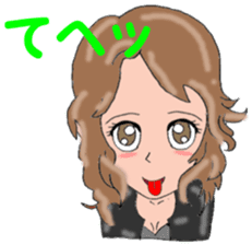 I LOVE American Motorcycle!! for GIRL sticker #13568905