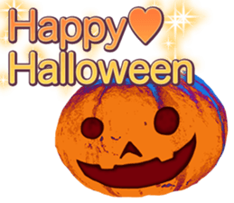 Lovely Halloween ~Cute Pumpkin~English sticker #13569046