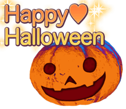 Lovely Halloween ~Cute Pumpkin~English sticker #13569046