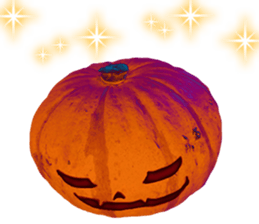 Lovely Halloween ~Cute Pumpkin~English sticker #13569047