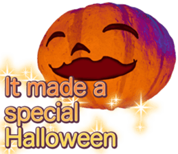 Lovely Halloween ~Cute Pumpkin~English sticker #13569048