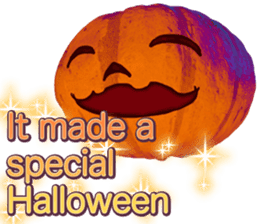 Lovely Halloween ~Cute Pumpkin~English sticker #13569048