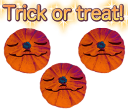 Lovely Halloween ~Cute Pumpkin~English sticker #13569049