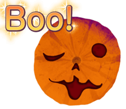 Lovely Halloween ~Cute Pumpkin~English sticker #13569050