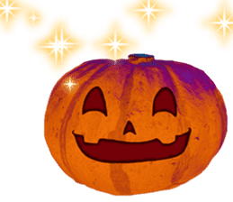 Lovely Halloween ~Cute Pumpkin~English sticker #13569051