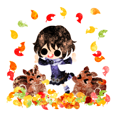 Pretty little people -An autumn time-