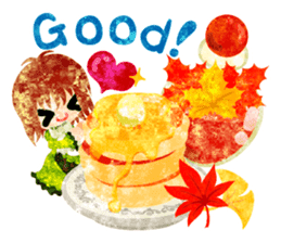 Pretty little people -An autumn time- sticker #13569201