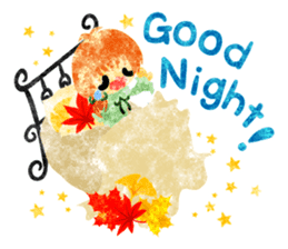 Pretty little people -An autumn time- sticker #13569203