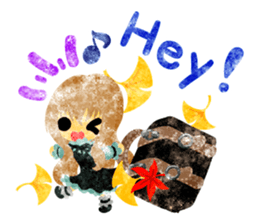 Pretty little people -An autumn time- sticker #13569205