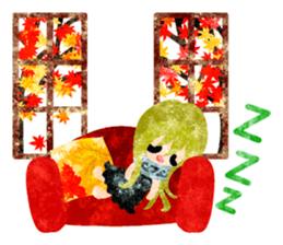 Pretty little people -An autumn time- sticker #13569214