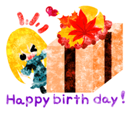 Pretty little people -An autumn time- sticker #13569216