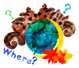 Pretty little people -An autumn time- sticker #13569220