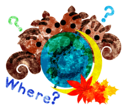 Pretty little people -An autumn time- sticker #13569220