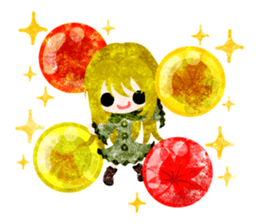 Pretty little people -An autumn time- sticker #13569227