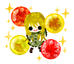 Pretty little people -An autumn time- sticker #13569227