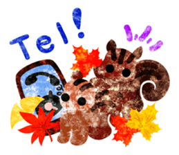 Pretty little people -An autumn time- sticker #13569237