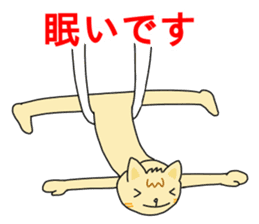 Aerial Yoga and Yoga by Cat. sticker #13569475