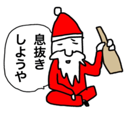 Santa to irritate the hostesses sticker #13569638