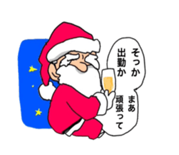 Santa to irritate the hostesses sticker #13569640