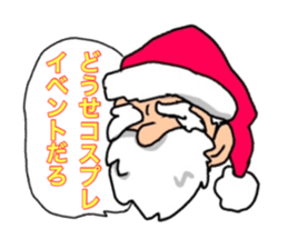 Santa to irritate the hostesses sticker #13569641