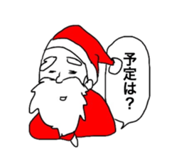 Santa to irritate the hostesses sticker #13569643